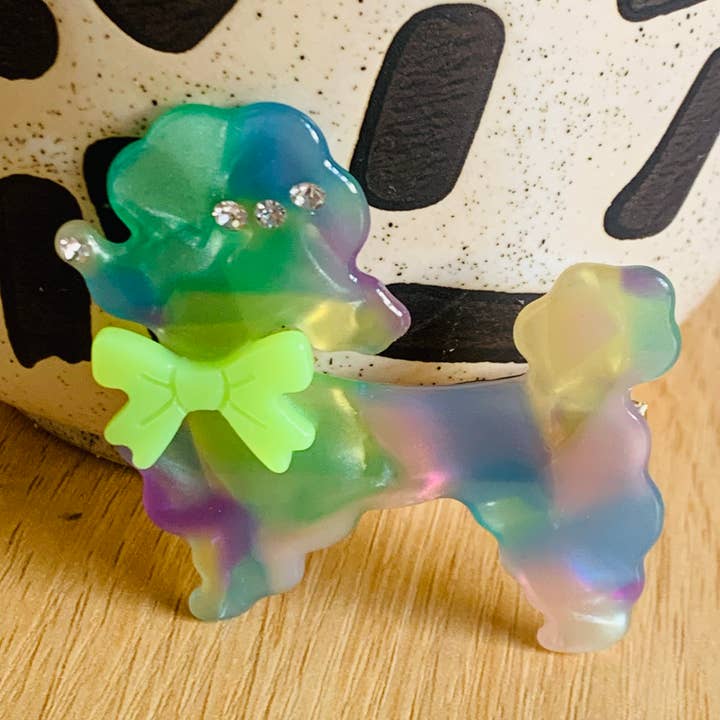 Cookie & the Dude - Wholesale Hair Clip - Women's - Poodle Hair Clip (imported)