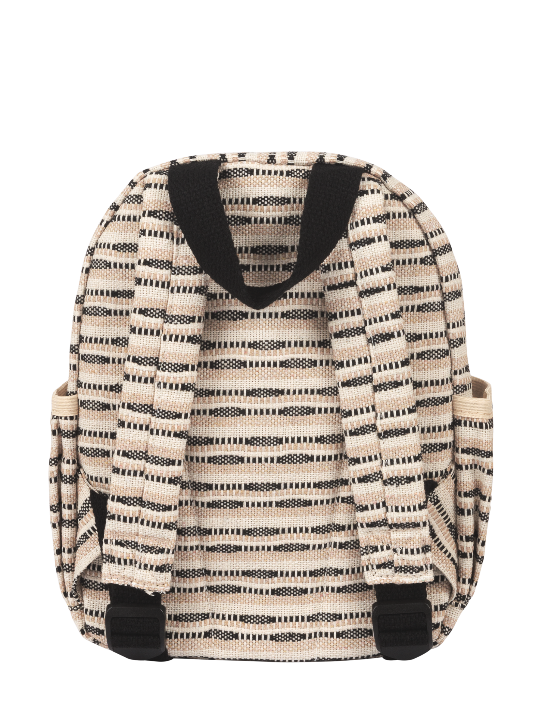 BinkyBro - Wholesale Backpack - Kids - Kids Backpack (Black Striped Canvas)3