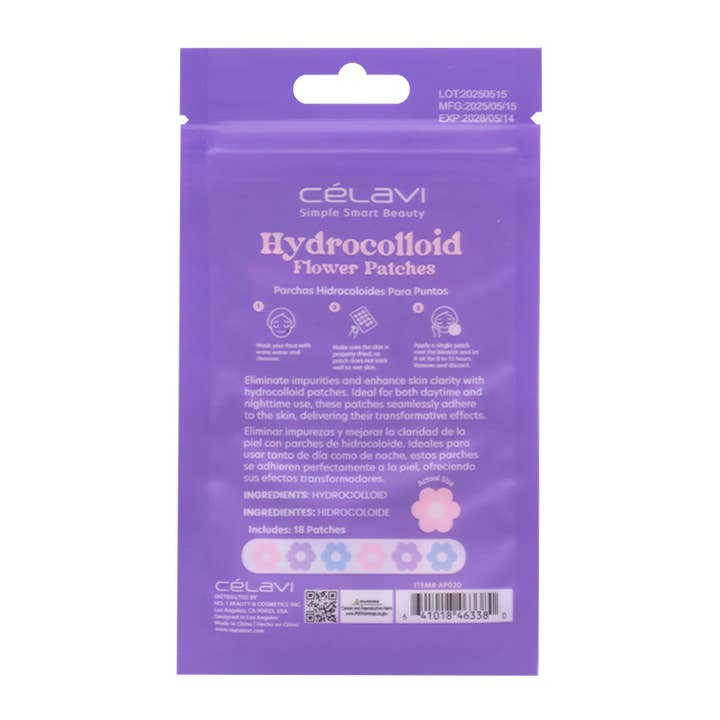 PINEAPPLE Beauty - Wholesale Acne/Hydrocolloid Patch - Celavi AP020 18pc Hydrocolloid Flower Acne Spot Patches - 122