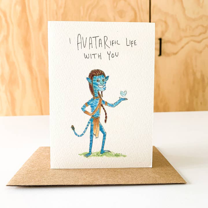 Well Drawn - Wholesale Love card - I Avatarific Life With You5