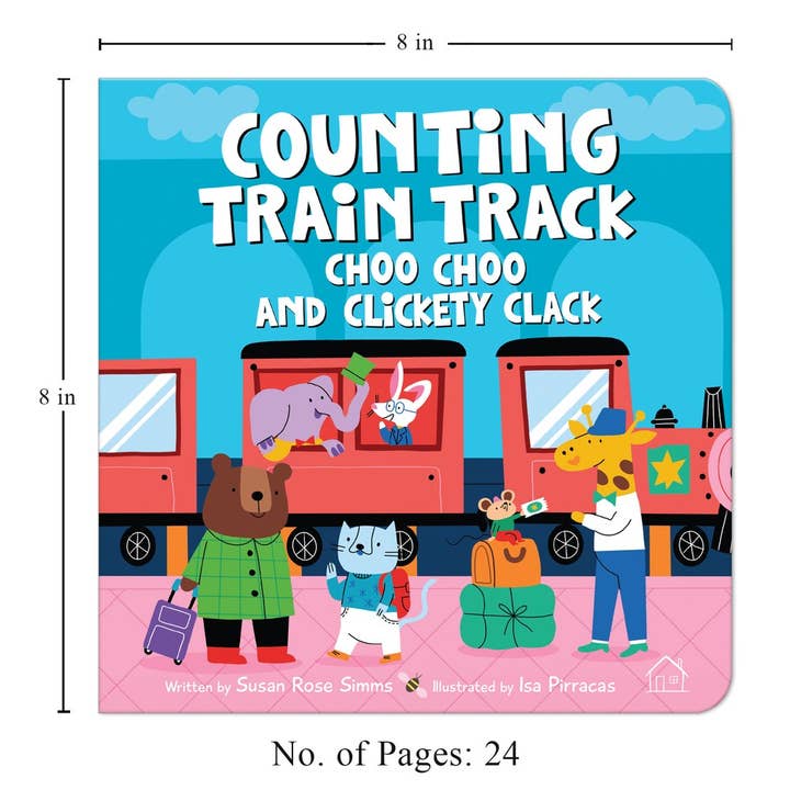 Independent Publishers Group - Wholesale Preschool Book (3-5) - Counting Train Track Choo Choo and Clickety Clack4