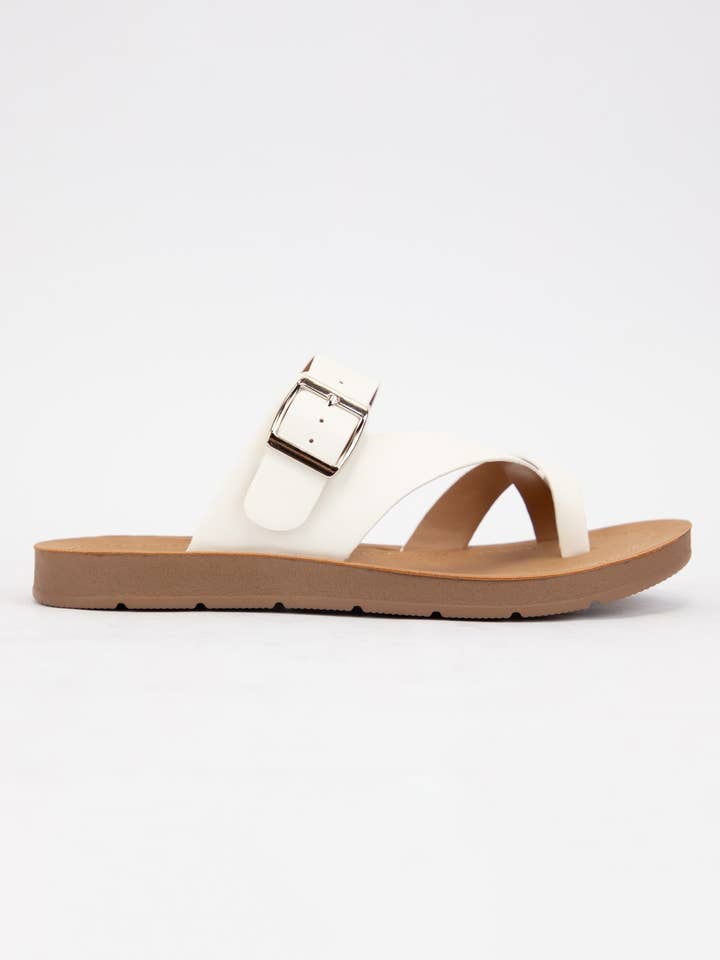 CCOCCI - Vente Sandales – femme - SANDALES CONFORTABLES À SEMELLE CROISÉE STORM AVEC BRIDE ENTRE-DOIGTS3