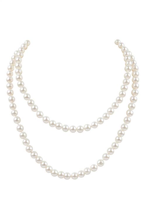 MYS Wholesale Inc - Vente Collier de perles - Collier court en perles à 2 lignes1