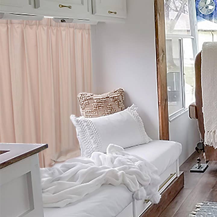 Wool Felt RV Curtain, Minivan Curtain for wholesale by Amore Beauté