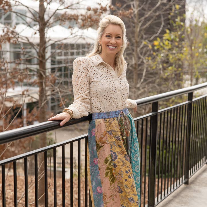 Harmony Patchwork Pants for wholesale by Rahab's Rope