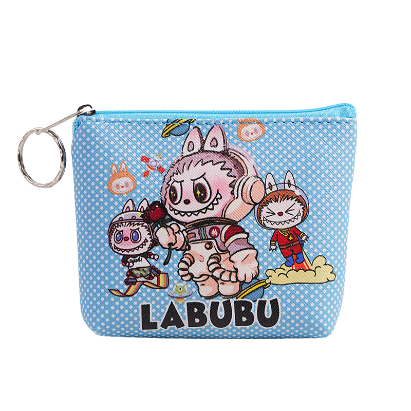 Auraquise - Wholesale Coin Purse - Kids - Cartoon Print Zipper Pouch Coin Purse Card Holder2
