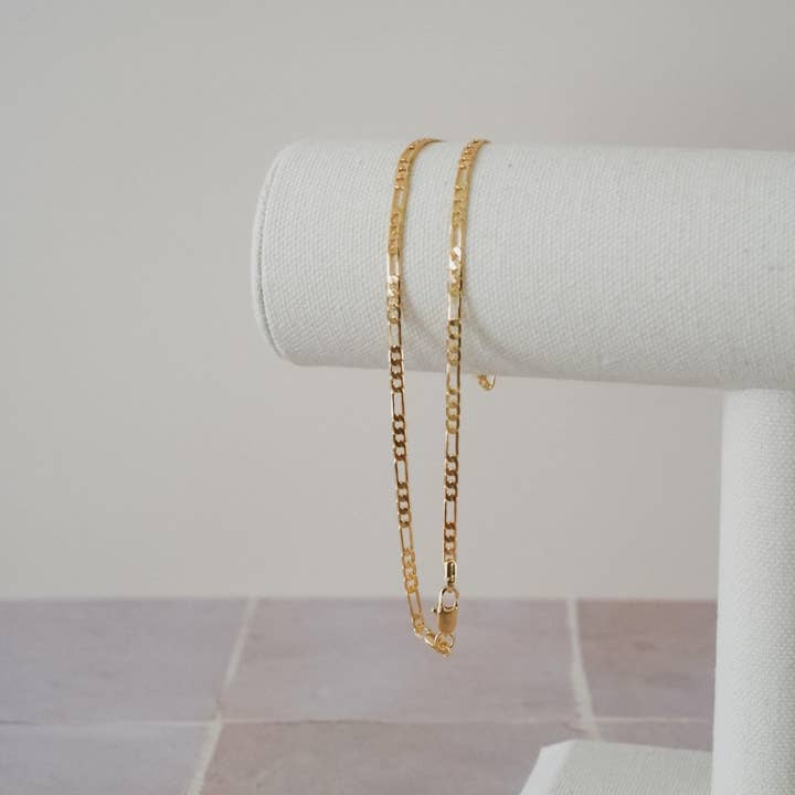 Sydney Rose Co. - Wholesale Link & Chain Necklace - 3mm Figaro Chain