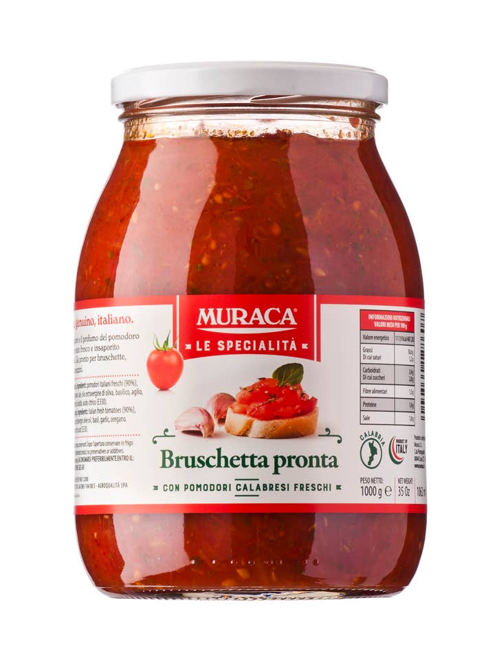 Bruschetta Pronta - 1062g per la vendita all'ingrosso da parte di Muraca srl