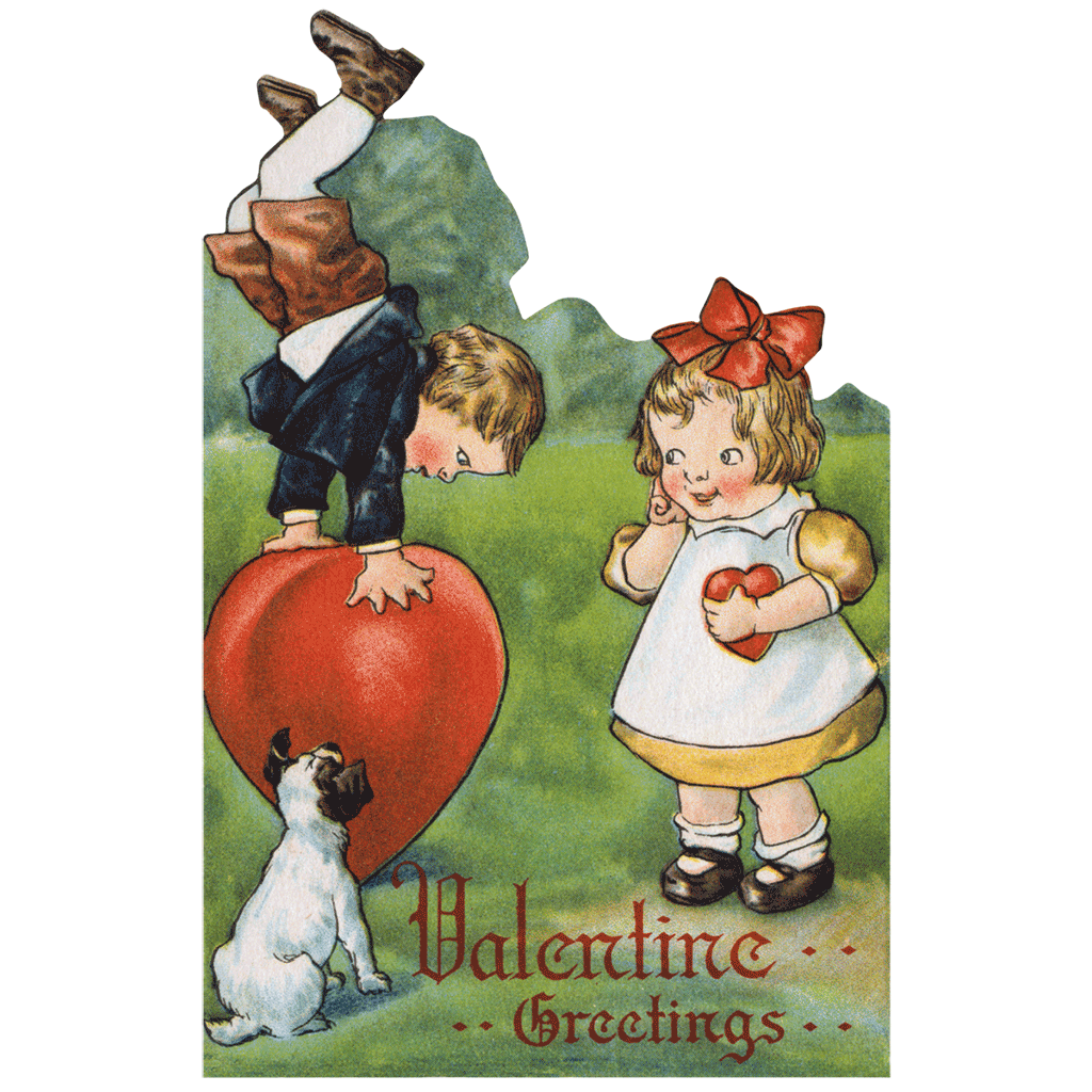 Laughing Elephant - Wholesale Valentine's Day Card - Retro Valentines - Valentines Packet15