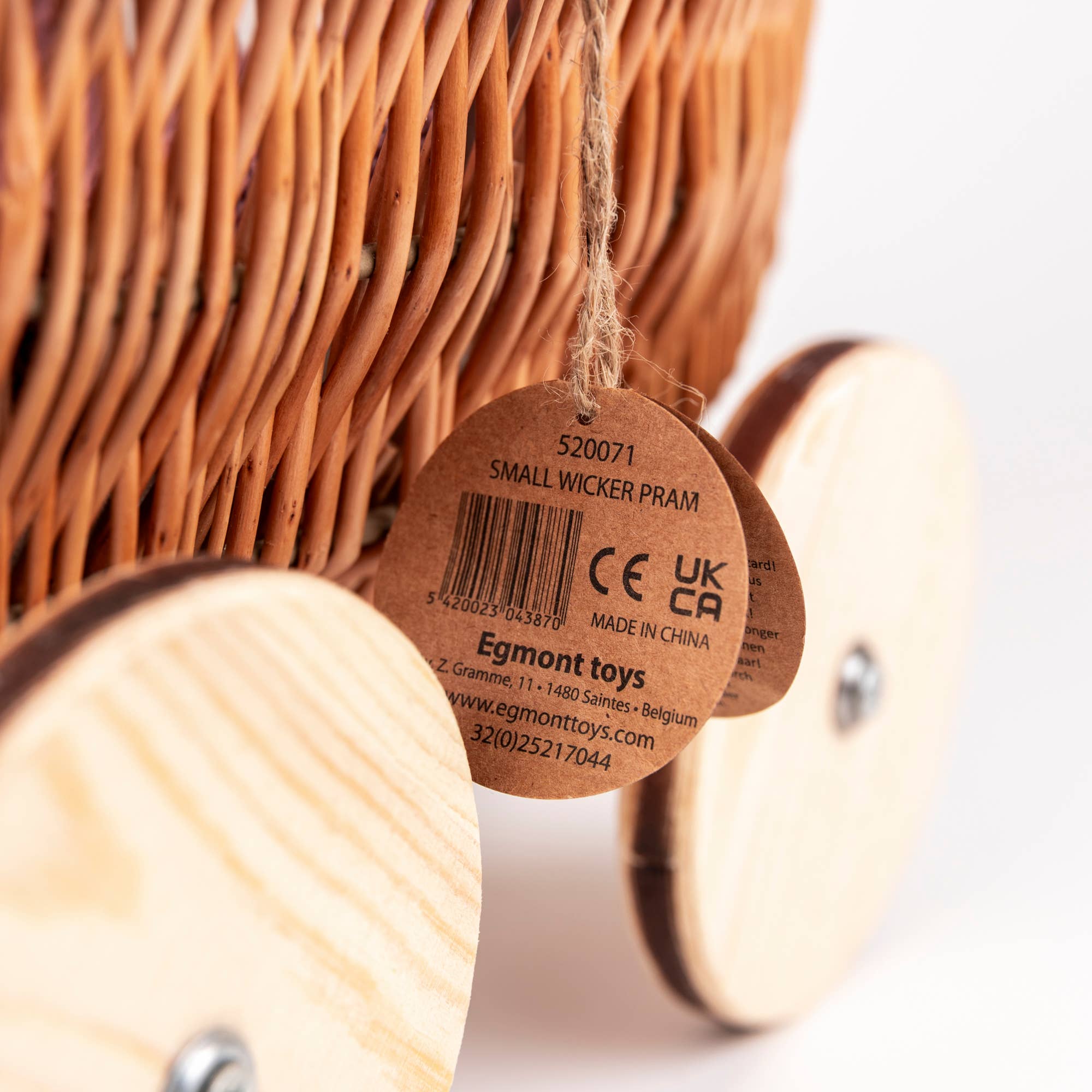 Egmont - Wholesale Doll Stroller - Kids - Small Wicker Pram4