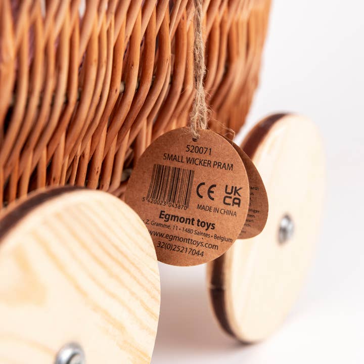 Egmont - Wholesale Doll Stroller - Kids - Small Wicker Pram4