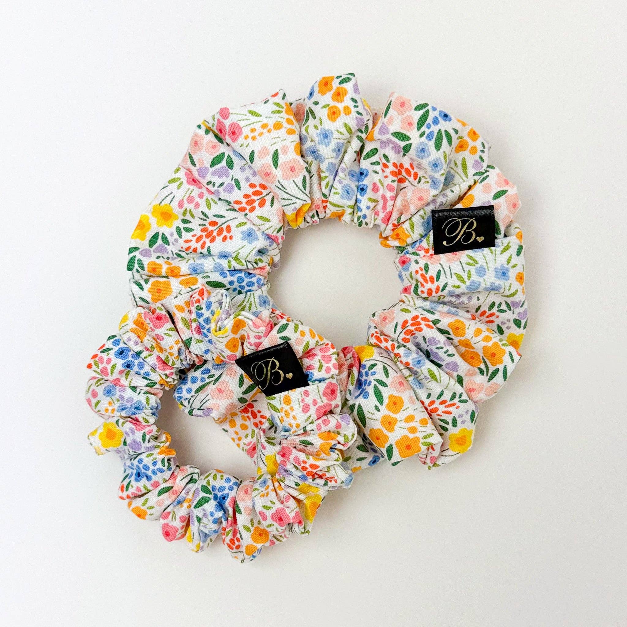 B. LUVV & CO. - Wholesale Scrunchie - Women's - Cotton Scrunchie in Meadowlight4