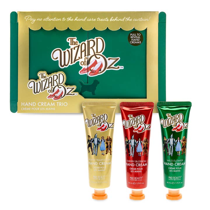 Mad Beauty Warner Wizard Of Oz Hand Cream Trio for wholesale by Mad Beauty USA LLC