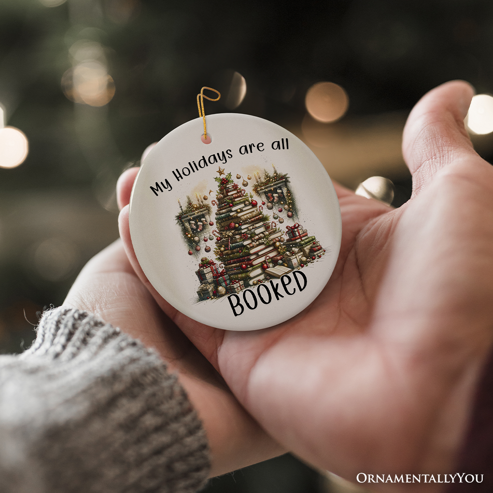 OrnamentallyYou - Wholesale Ornament - My Holidays are all Booked Whimsical Christmas Ornament5