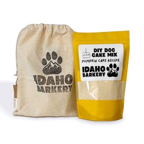 Pumpkin & Flaxseed DIY Dog Cake Mix for wholesale by Idaho Barkery