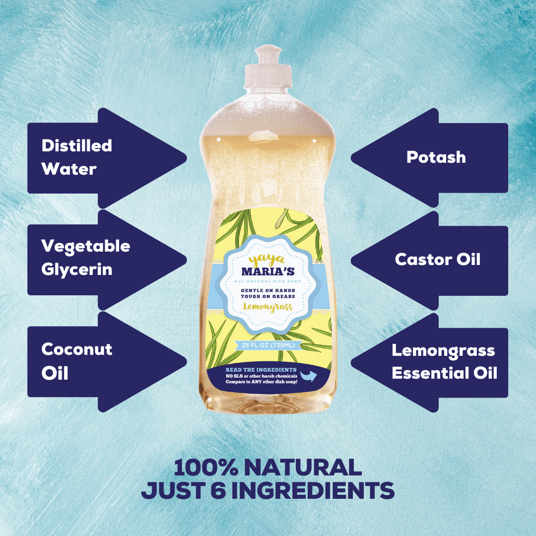 Yaya Maria's - Wholesale Dish Soap - Natural Dish Soap 5 Gal Bulk Refill5