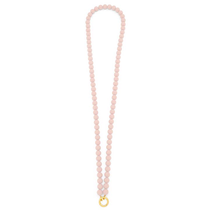 ZENZII Jewelry - Wholesale Beaded/Pearl Necklace - Matte Resin Beaded Crossbody Phone Lanyard9