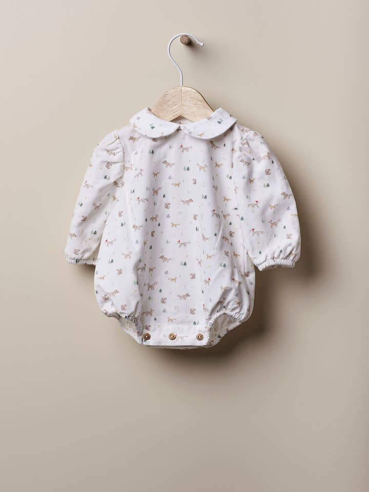 Bodysuit with blouse style | STORIES OF AN ENCHANTED FOREST for wholesale by Wedoble: sustainable children's fashion