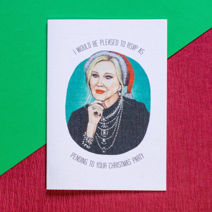 Moira Christmas Card for wholesale by Mandy Illustrates
