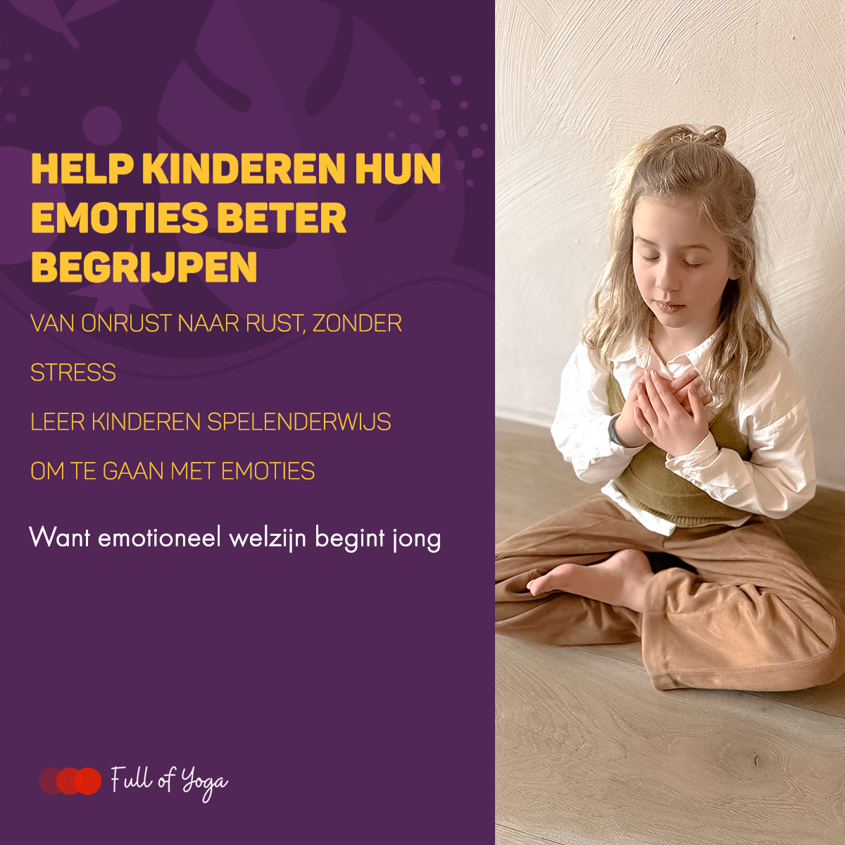 Full of Yoga - Wholesale Learning Cards - Kids & Baby - Ademhalingsoefeningen Kaartenset voor Kinderen – Spelenderwijs tot Rust3