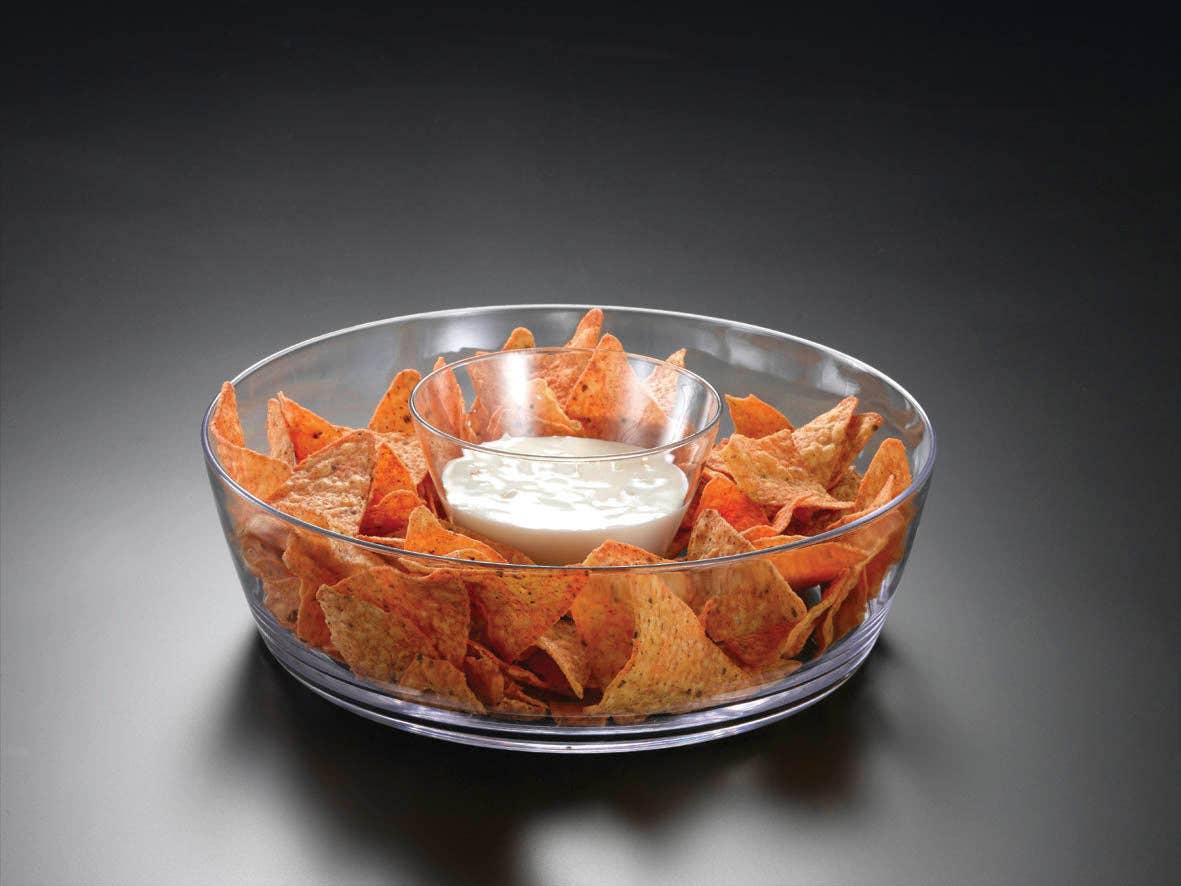 Huang Acrylic - Wholesale Condiment/Dip Bowl - Chip & Dip Bowl0