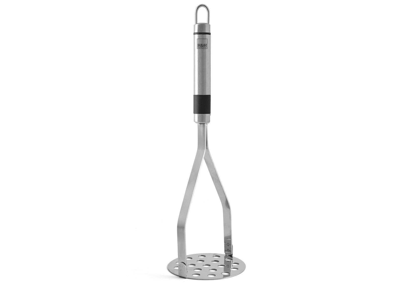 H&H - Wholesale Kitchen Tool/Gadget - Stainless Steel Vegetable Masher with Oval Handle0