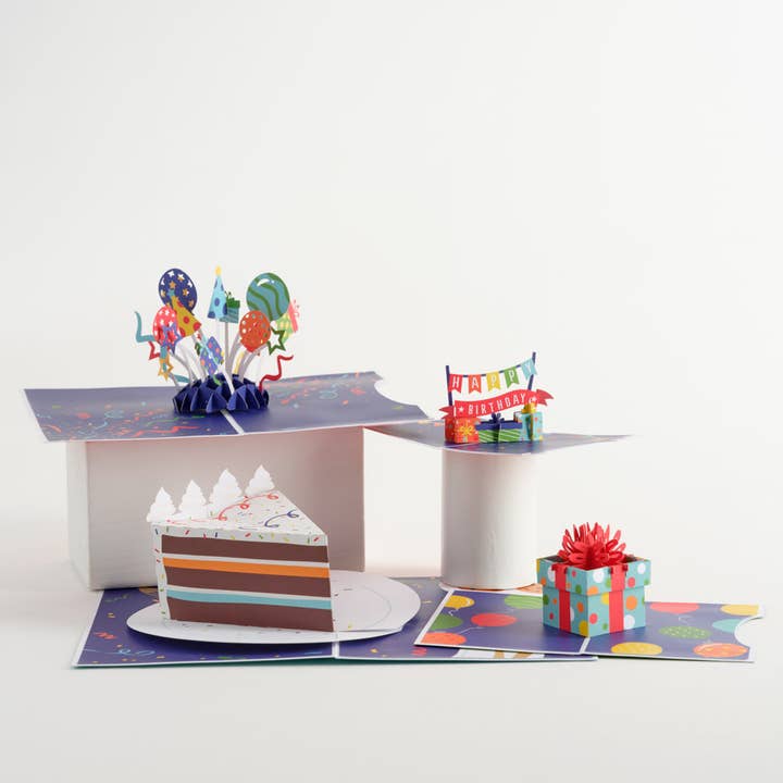 Lovepop Cards - Wholesale Birthday Card - Happy Birthday Endless Surprises 5"x7” to 2"x3” Nesting Card15