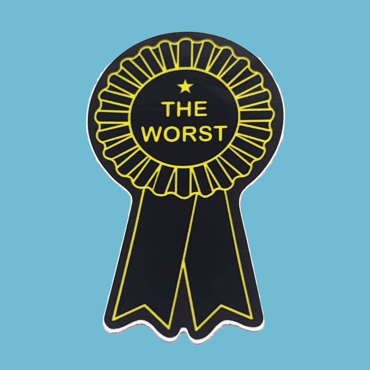 De slechtste sticker - Geweldig cadeau-idee voor wholesale door Unpossible Cuts