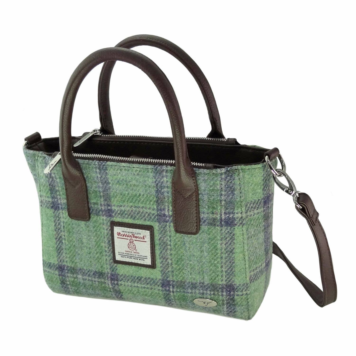 Glen Appin Of Scotland - Wholesale Tote Bag - Women's - LB1228 Harris Tweed 'Brora' Small Tote33