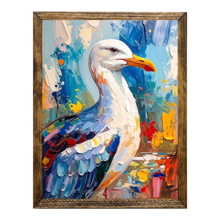 TIMBERLAND LIJST KLEURRIJKE KUNST MEEUW voor wholesale door Jarmz Designs