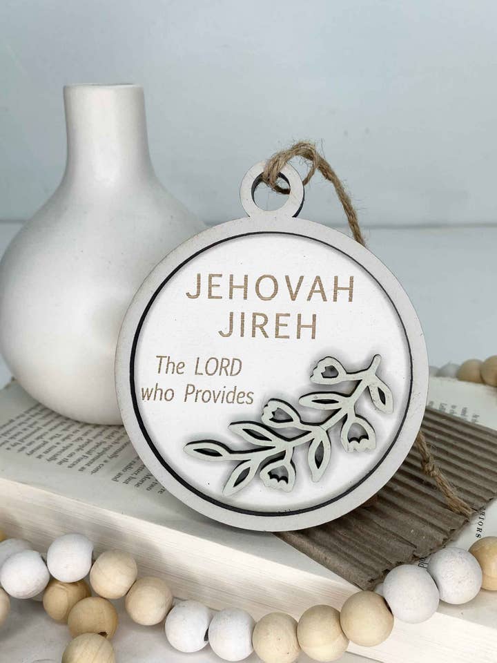 Jehovah Jireh, Provider, Name of God Ornament for wholesale by Pine Designs