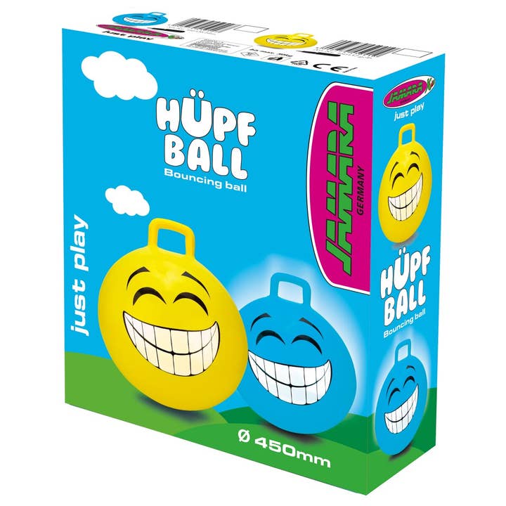 mhw24 – wholesale Uppblåsbar leksak - Barn och baby – Blue Smile hoppboll 450 mm1