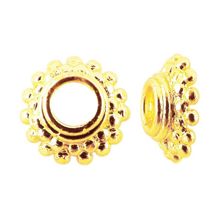 CG-138 Casquette de perles en or 18 carats pour la vente par Bali Designs