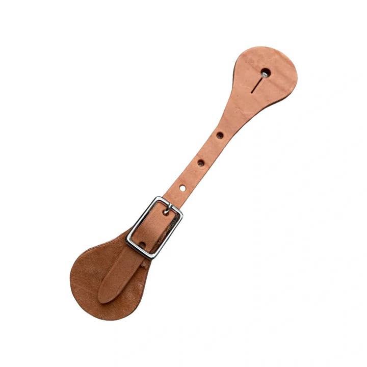 Spur Straps Leather with Nickel Buckle for wholesale by Smart Horse Gear