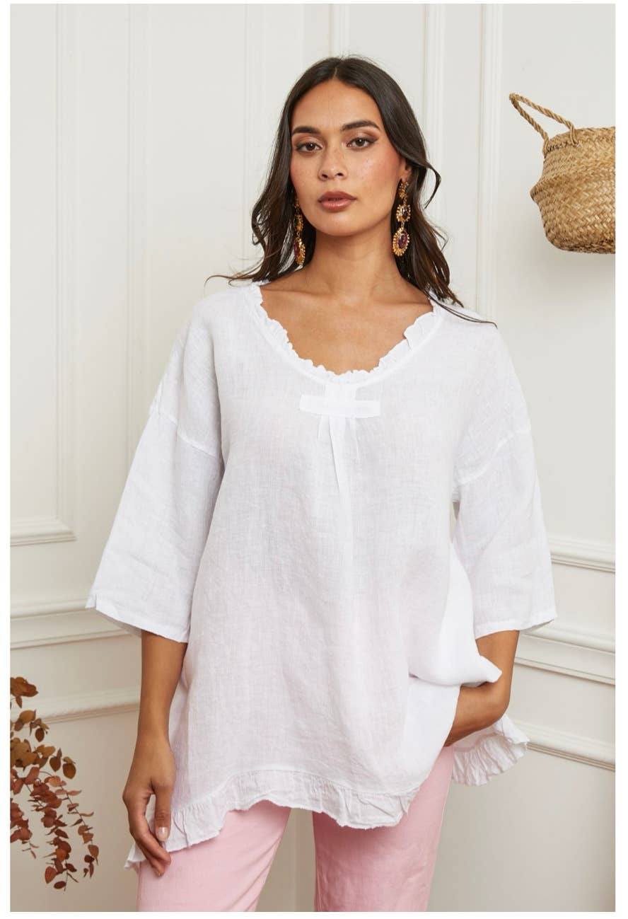 LÉA & LUC - Wholesale Tunic - Women's - 100% Linen Tunic REF.1076845