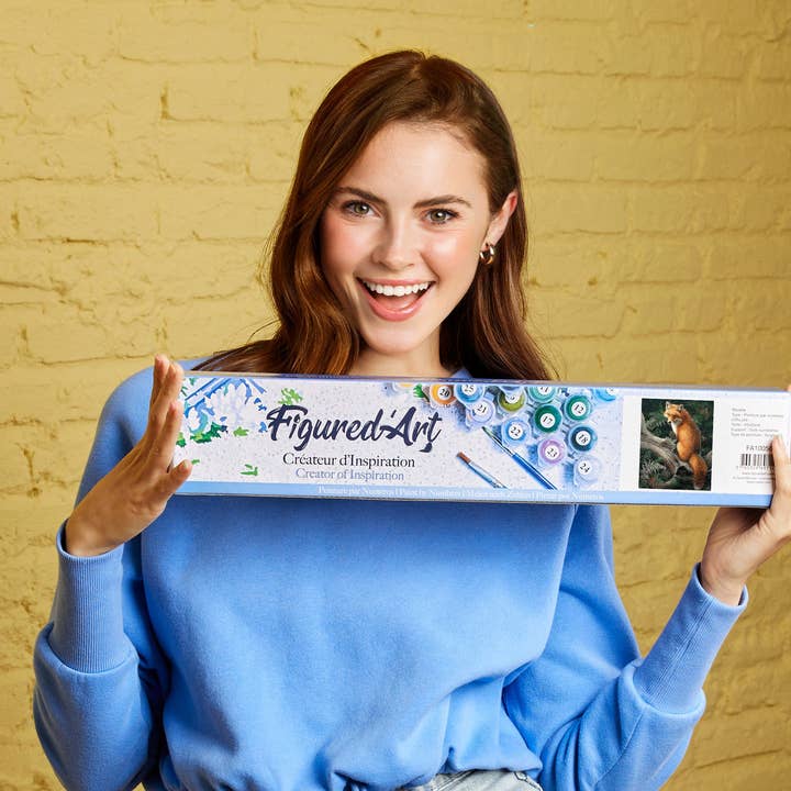 Figured'Art - Wholesale Paint Set - Paint by numbers - Fox in the Woods1