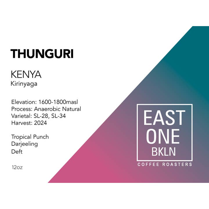 East One Coffee Roasters - Wholesale Coffee Beans - Thunguri 2