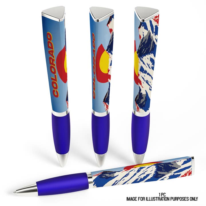 Destination Souvenir Ballpoint Pen, 3-Sided (Colorado) for wholesale by GMG Works