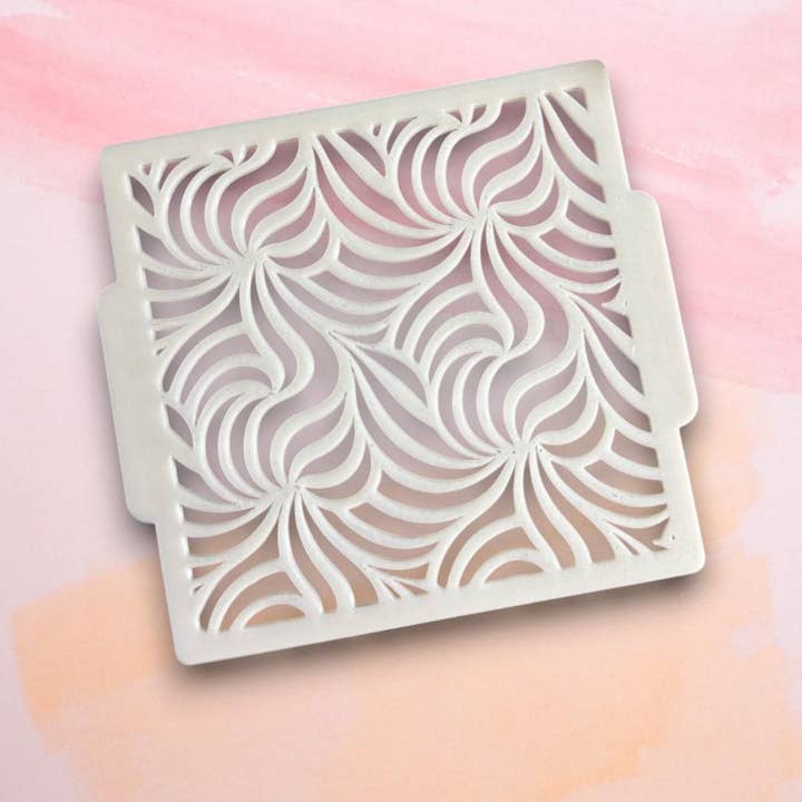 Abstract pattern Stencil for wholesale by Roussell Prints and Demand LLC