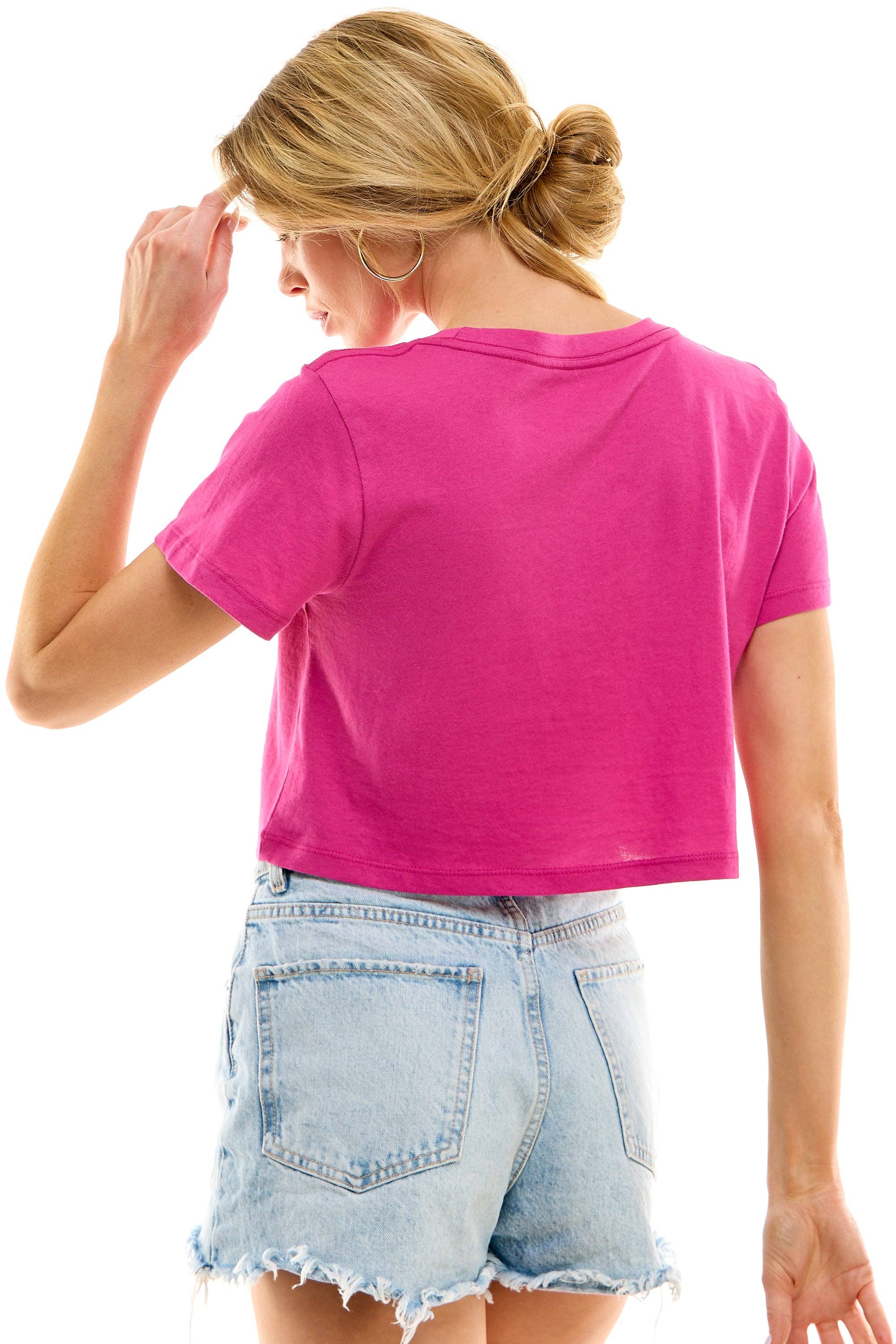 LOVING PEOPLE - Wholesale T-Shirt - Women's - Premium Cotton Crop Tees215