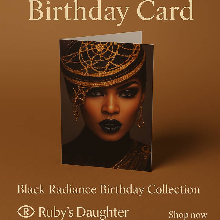 Colección de Tarjetas de Cumpleaños Black Radiance para venta al por mayor de Ruby’s Daughter