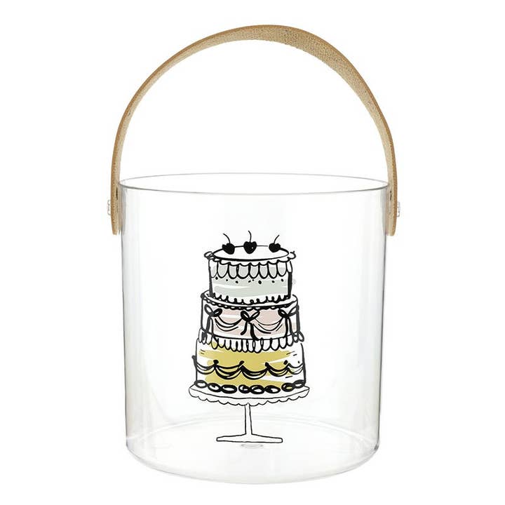Acrylic Bucket - Cake 5" for wholesale by The Gift Wrap Company