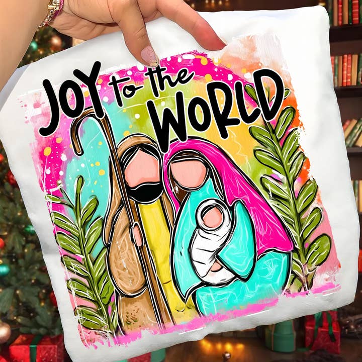 Joy To The World Shirt, Christmas Christian Sweatshirt for wholesale by NVC Ecommerce LLC