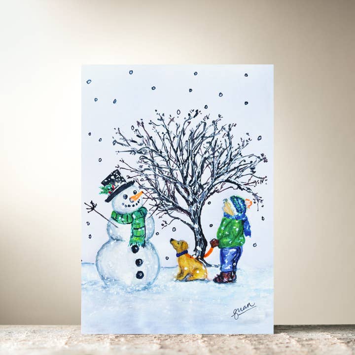 Boy In The Snow by Guan for wholesale by HomeLess Made