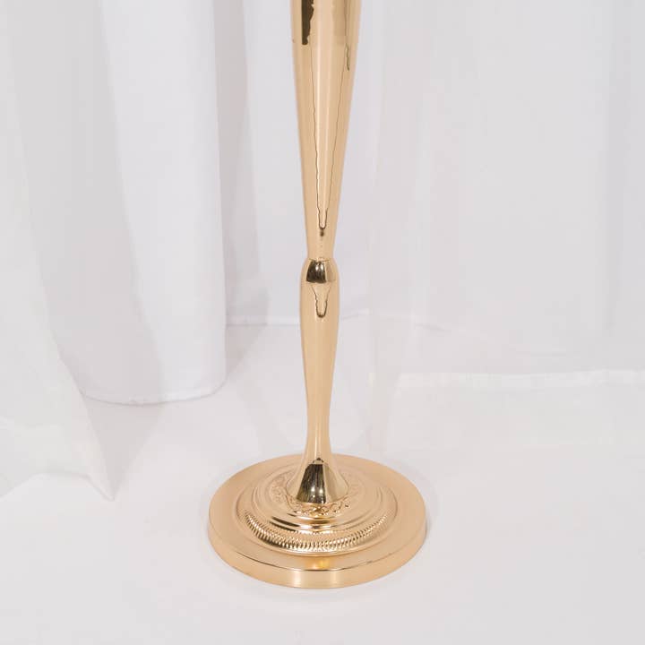 Candelabra 5 Arm Pillar Candle Holder 60½" - Gold for wholesale on Faire2