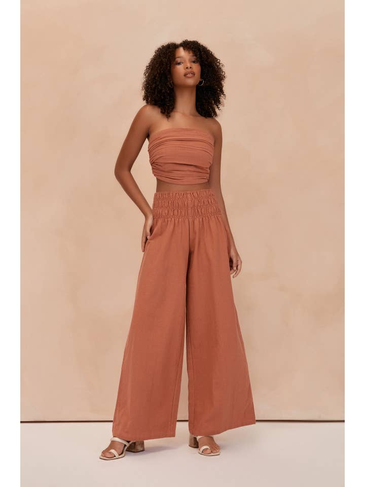 BEFORE ANYONE ELSE - Wholesale Pants - Women's - SIENNA PANT - DESERT CORAL