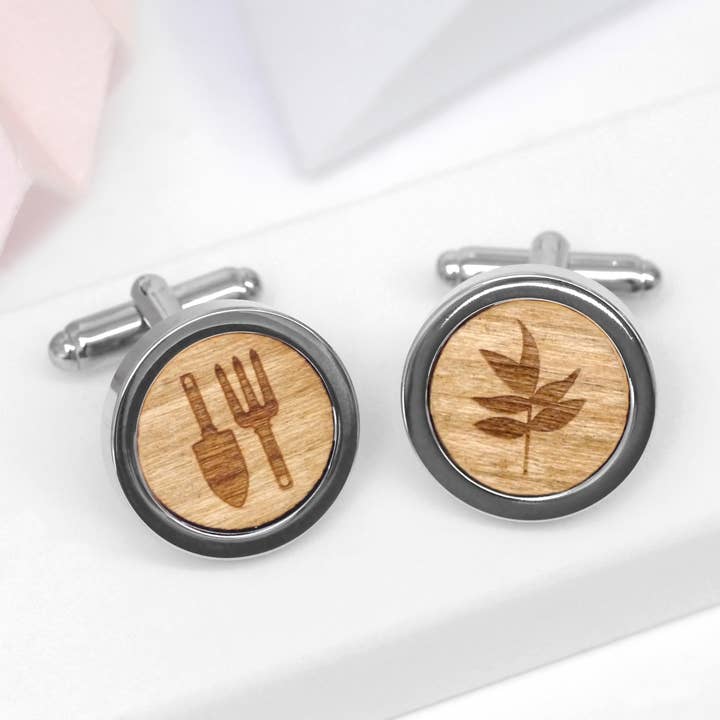 Garden Bezel Cufflinks for wholesale by Joanna Emily
