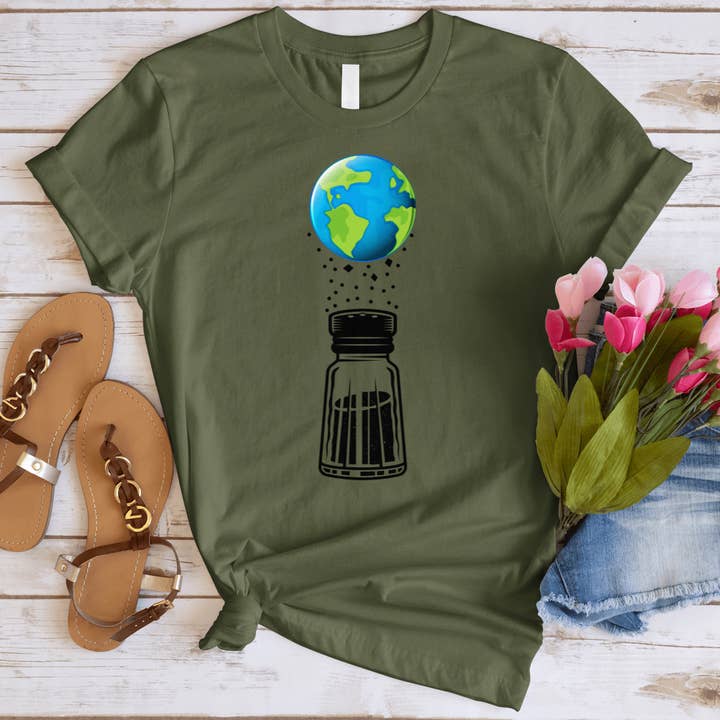 Christian Lifestyle Collections - Wholesale Screen Printed T-Shirt - Women's - Salt Of The Earth 3