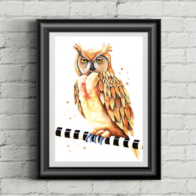 1206. Who Print for wholesale by Dancing Raven Designs