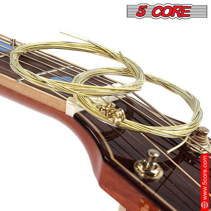 K Cube Inc - Wholesale Musical Instrument - 5 Core Acoustic Guitar 6 String Set Bright Tone Long-Lasting4